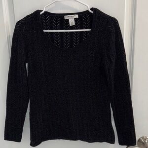 White House Black Market Black Sweater
